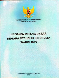 Image of Undang-undang Dasar Negara Republik Indonesia Tahun 1945
