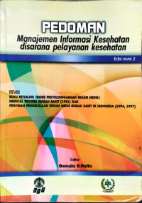 Image of Pedoman Manajemen Informasi Kesehatan disarana Pelayanan Kesehatan