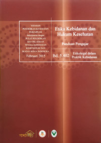 Image of Etika Kebidanan dan Hukum Kesehatan (Panduan Pengajar)