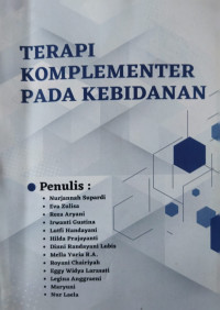 Image of Terapi Komplementer Pada Kebidanan